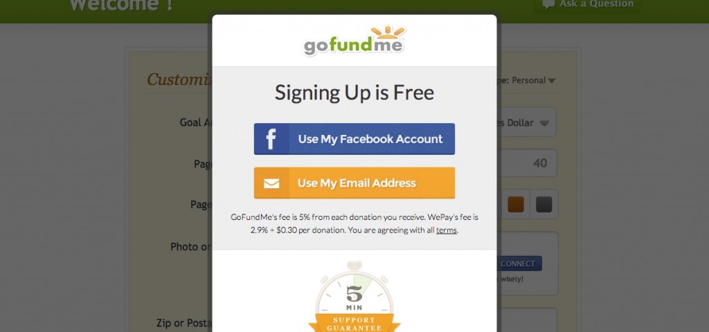 How to make a GoFundMe campaign page