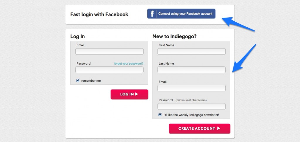 indiegogo step 2