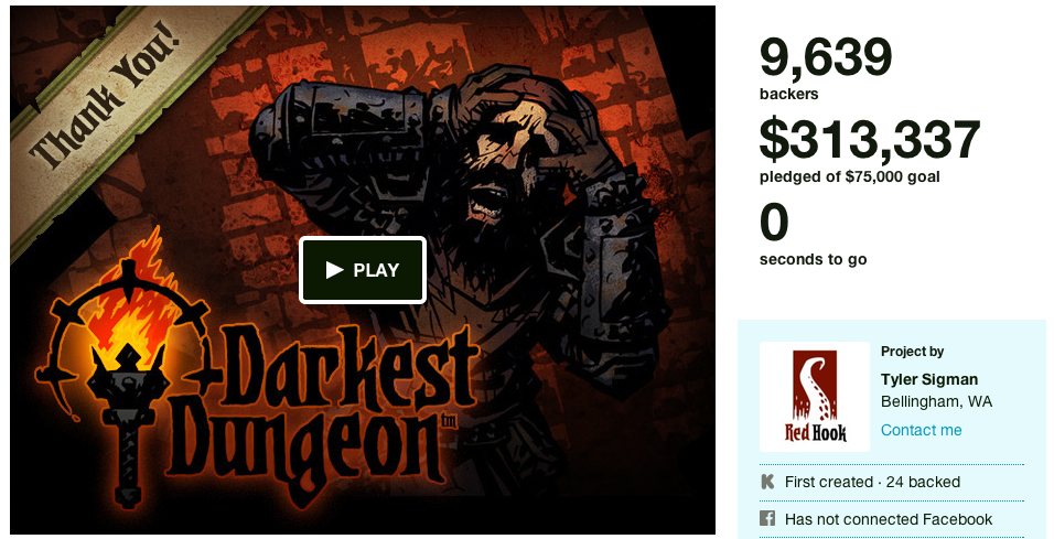 Darkest Dungeon Kickstarter