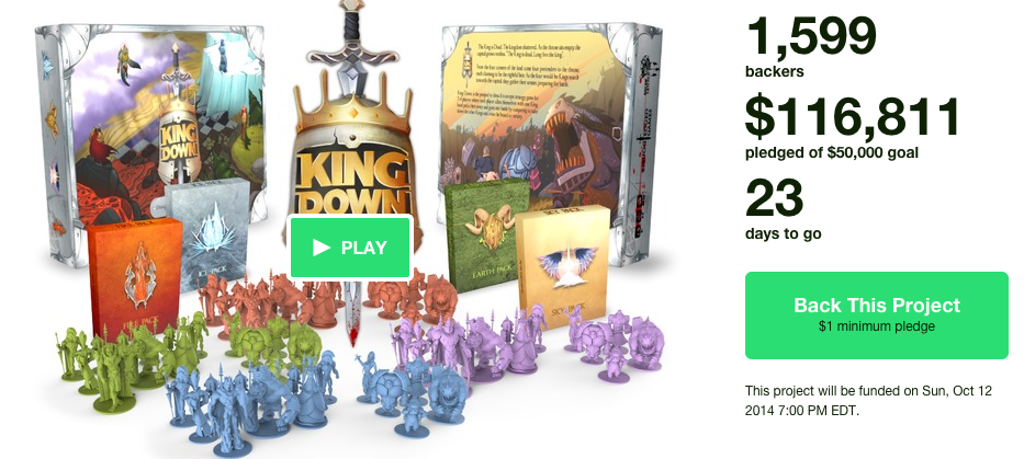 king down kickstarter