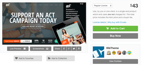 Act - Multipurpose Nonprofit Theme