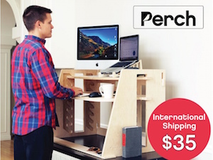 Perch - A Revolutionary Sit-to-Stand Desk