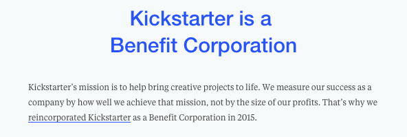 kickstarter benefit crop