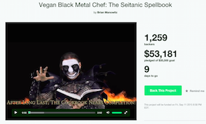 vegan black metal chef