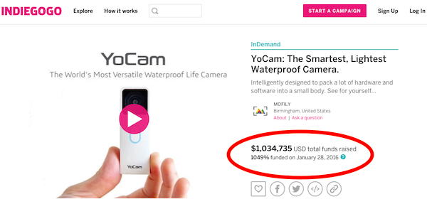 yocam indiegogo